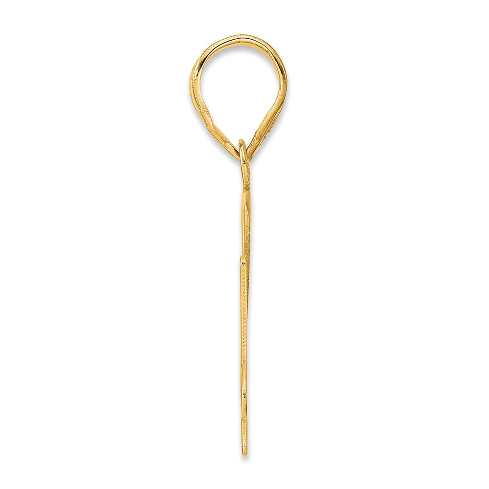Charlie & Co Jewelry | 14k Polished Number 74 Pendant - Model APN74