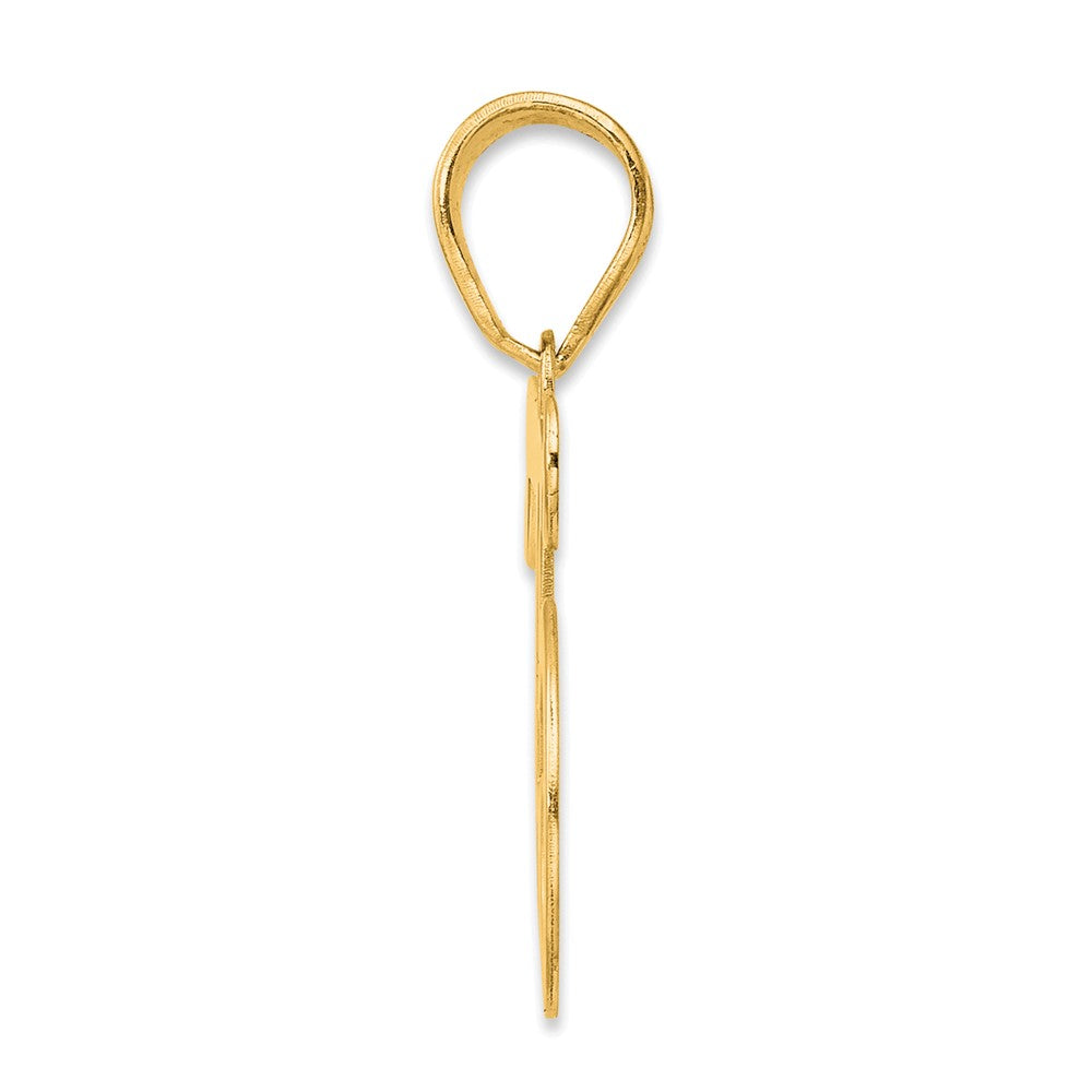 Charlie & Co Jewelry | 14k Polished Number 75 Pendant - Model APN75