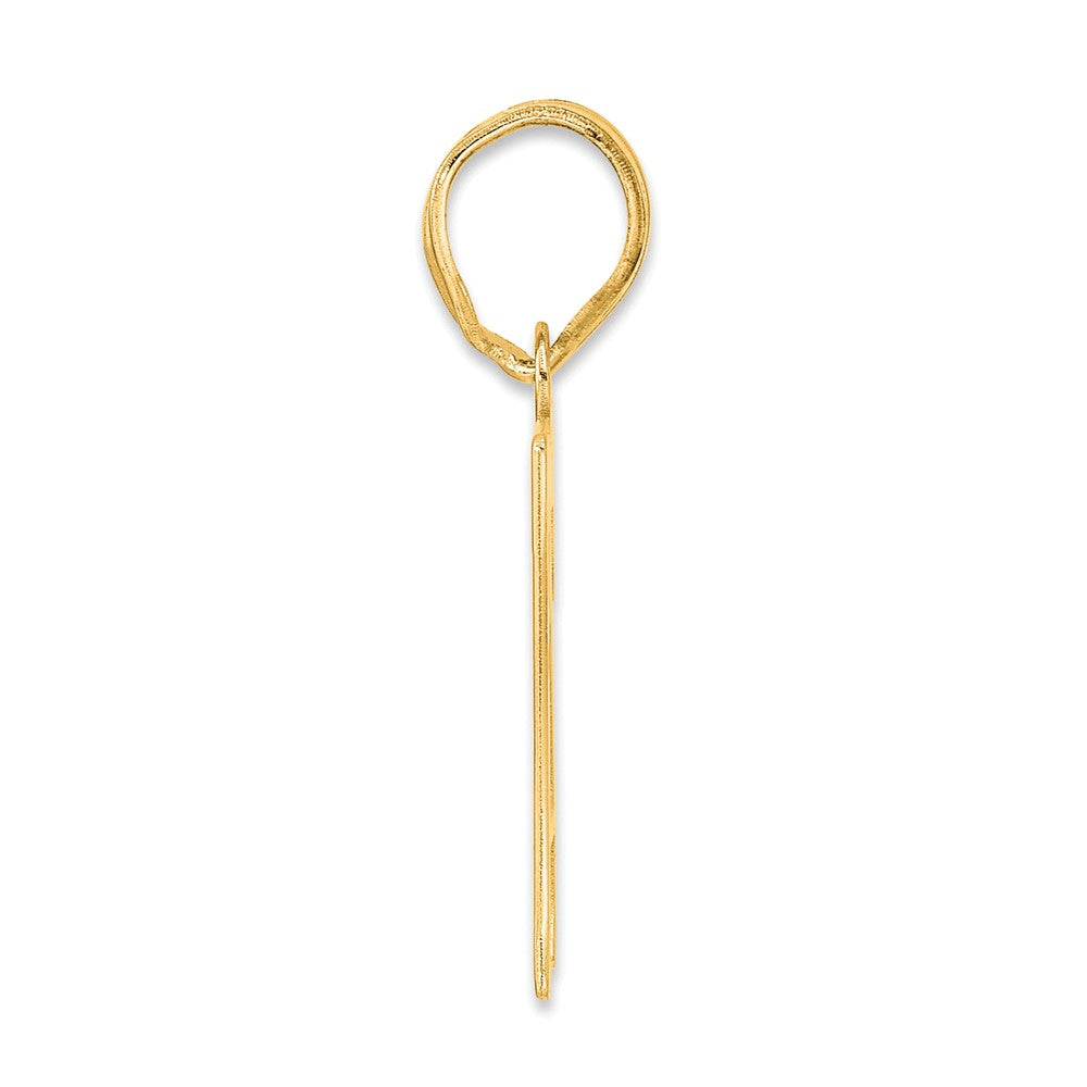 Charlie & Co Jewelry | 14k Polished Number 77 Pendant - Model APN77