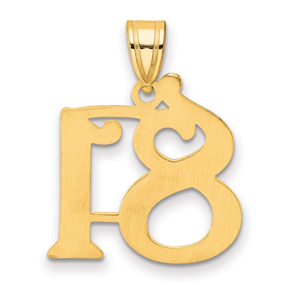 Charlie & Co Jewelry | 14k Polished Number 81 Pendant - Model APN81