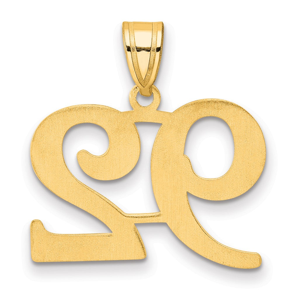 Charlie & Co Jewelry | 14k Polished Number 92 Pendant - Model APN92