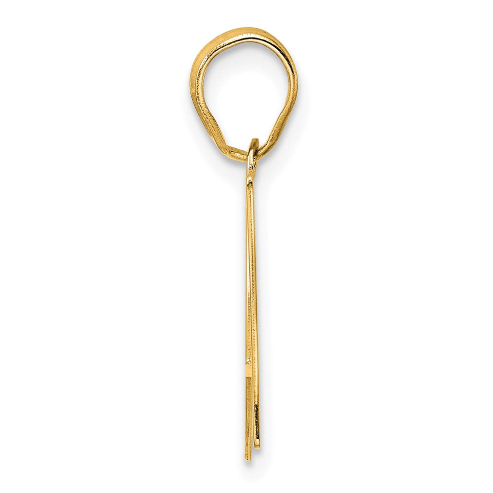 Charlie & Co Jewelry | 14k Polished Number 97 Pendant - Model APN97