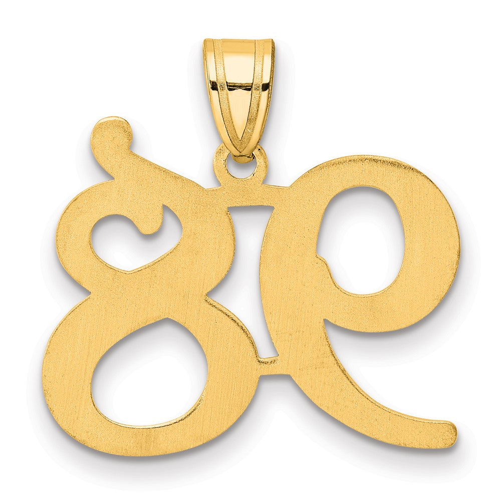 Charlie & Co Jewelry | 14k Polished Number 98 Pendant - Model APN98