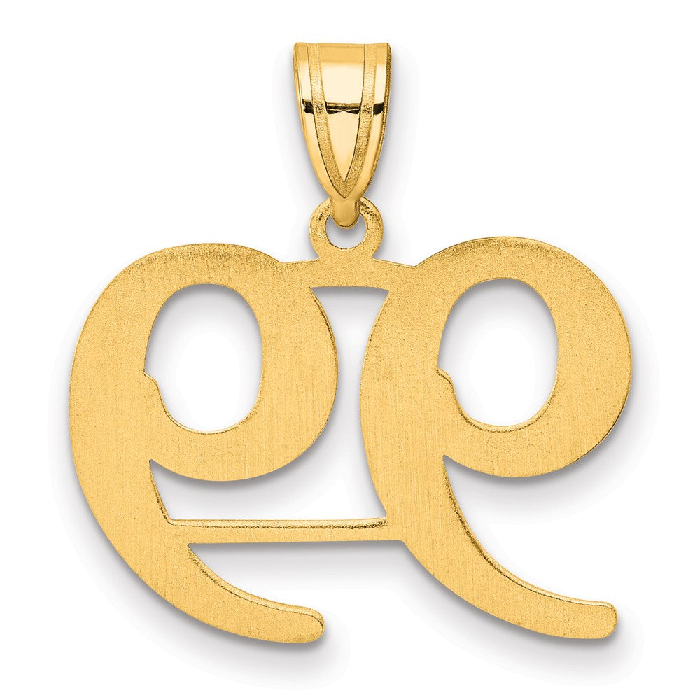Charlie & Co Jewelry | 14k Polished Number 99 Pendant - Model APN99