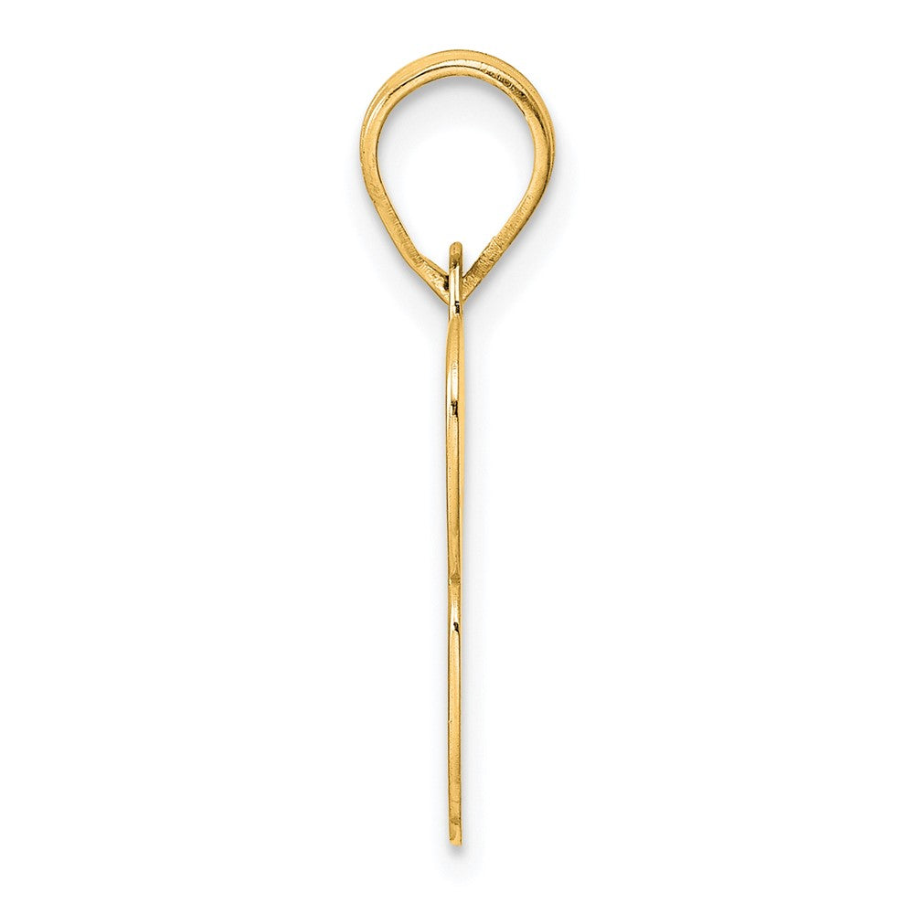 Charlie & Co Jewelry | 14k Polished Block Number 13 Pendant - Model BN13