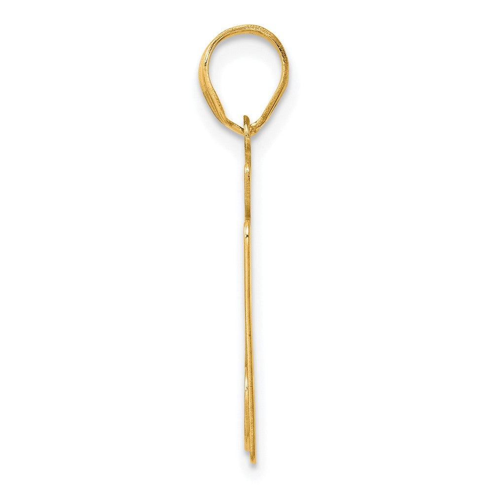 Charlie & Co Jewelry | 14k Polished Block Number 27 Pendant - Model BN27