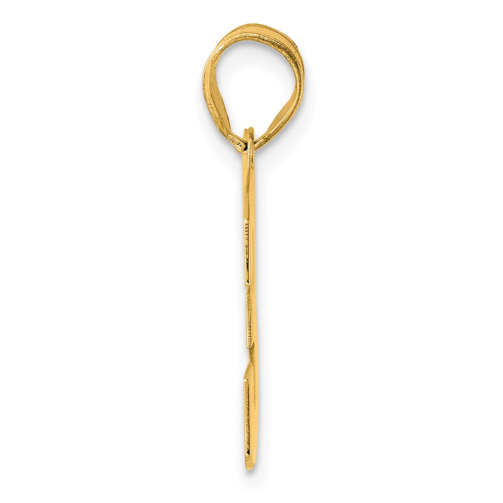 Charlie & Co Jewelry | 14k Polished Block Number 33 Pendant - Model BN33