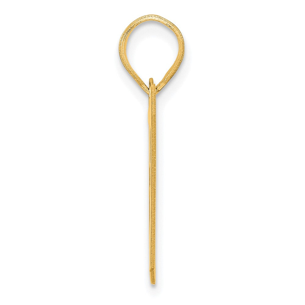 Charlie & Co Jewelry | 14k Polished Block Number 37 Pendant - Model BN37
