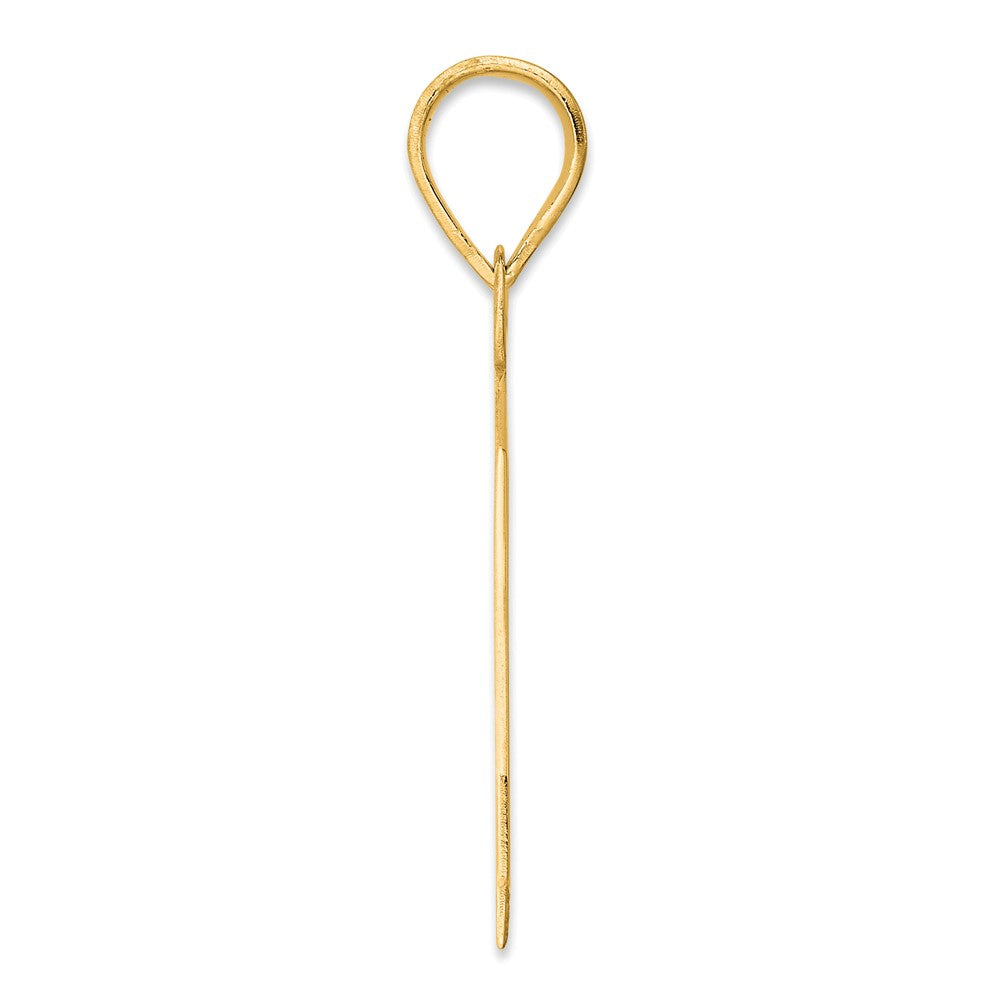 Charlie & Co Jewelry | 14k Polished Block Number 44 Pendant - Model BN44