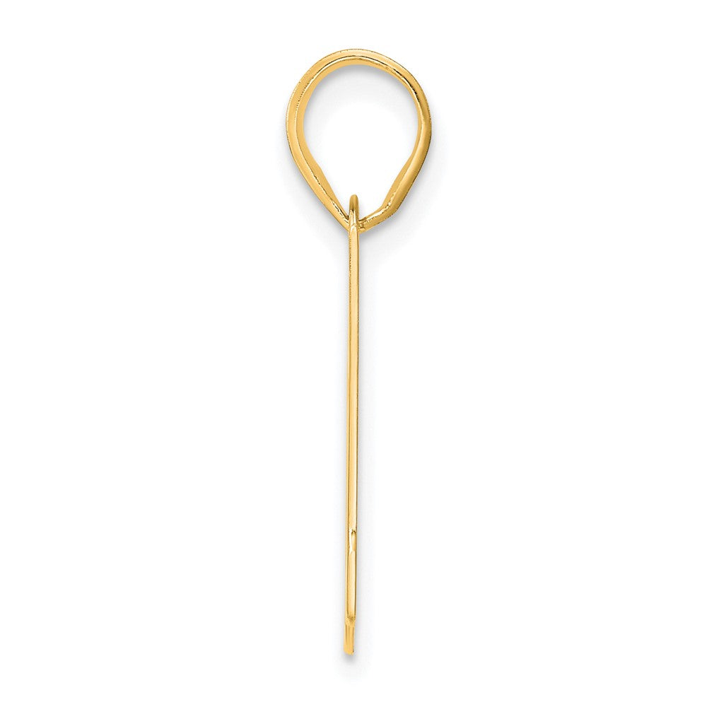 Charlie & Co Jewelry | 14k Polished Block Number 61 Pendant - Model BN61