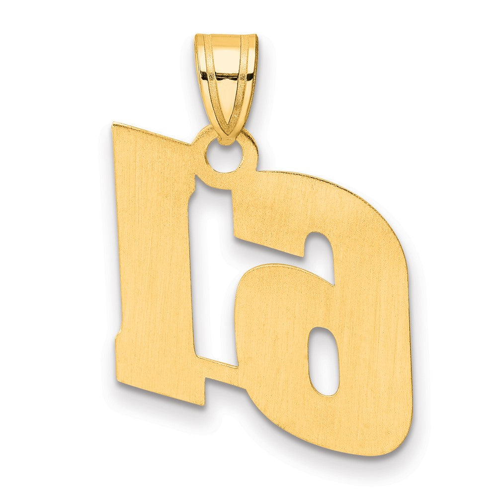 Charlie & Co Jewelry | 14k Polished Block Number 61 Pendant - Model BN61