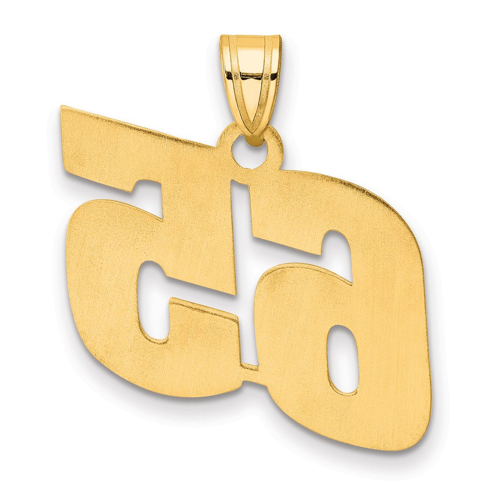 Charlie & Co Jewelry | 14k Polished Block Number 65 Pendant - Model BN65