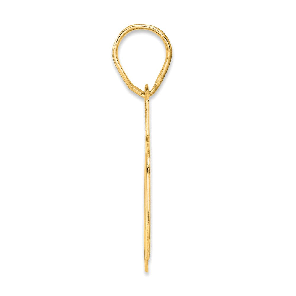 Charlie & Co Jewelry | 14k Polished Block Number 66 Pendant - Model BN66