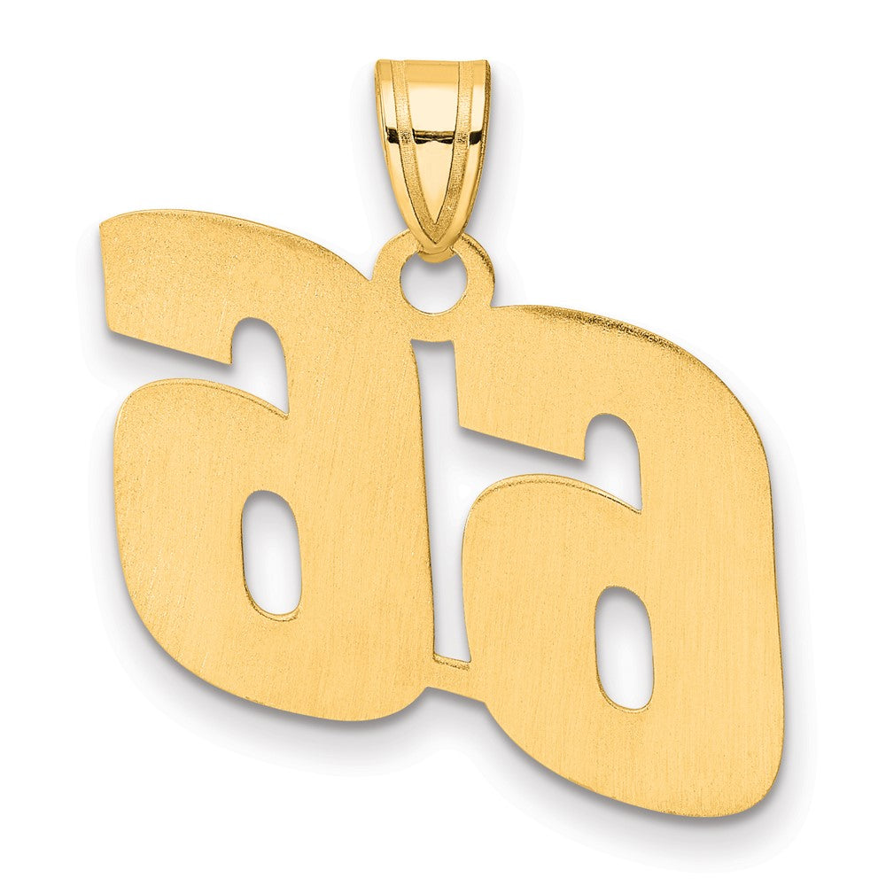 Charlie & Co Jewelry | 14k Polished Block Number 66 Pendant - Model BN66