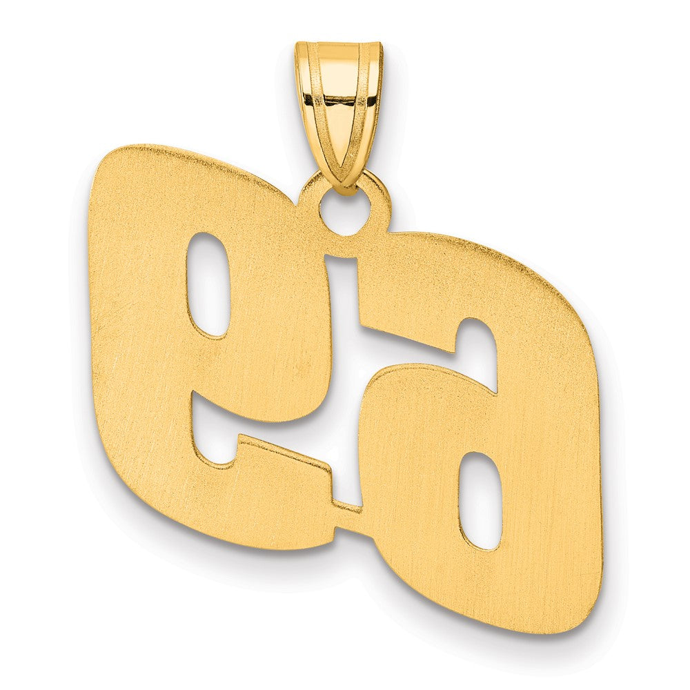 Charlie & Co Jewelry | 14k Polished Block Number 69 Pendant - Model BN69