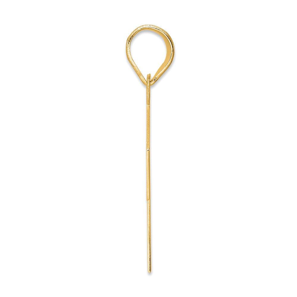 Charlie & Co Jewelry | 14k Polished Block Number 71 Pendant - Model BN71