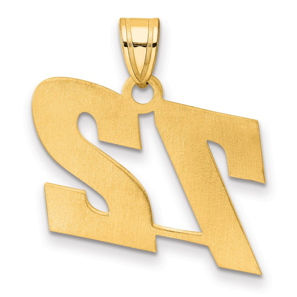 Charlie & Co Jewelry | 14k Polished Block Number 72 Pendant - Model BN72