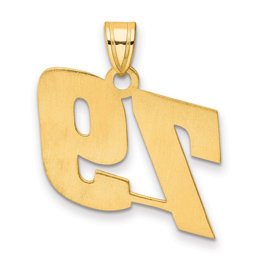 Charlie & Co Jewelry | 14k Polished Block Number 79 Pendant - Model BN79