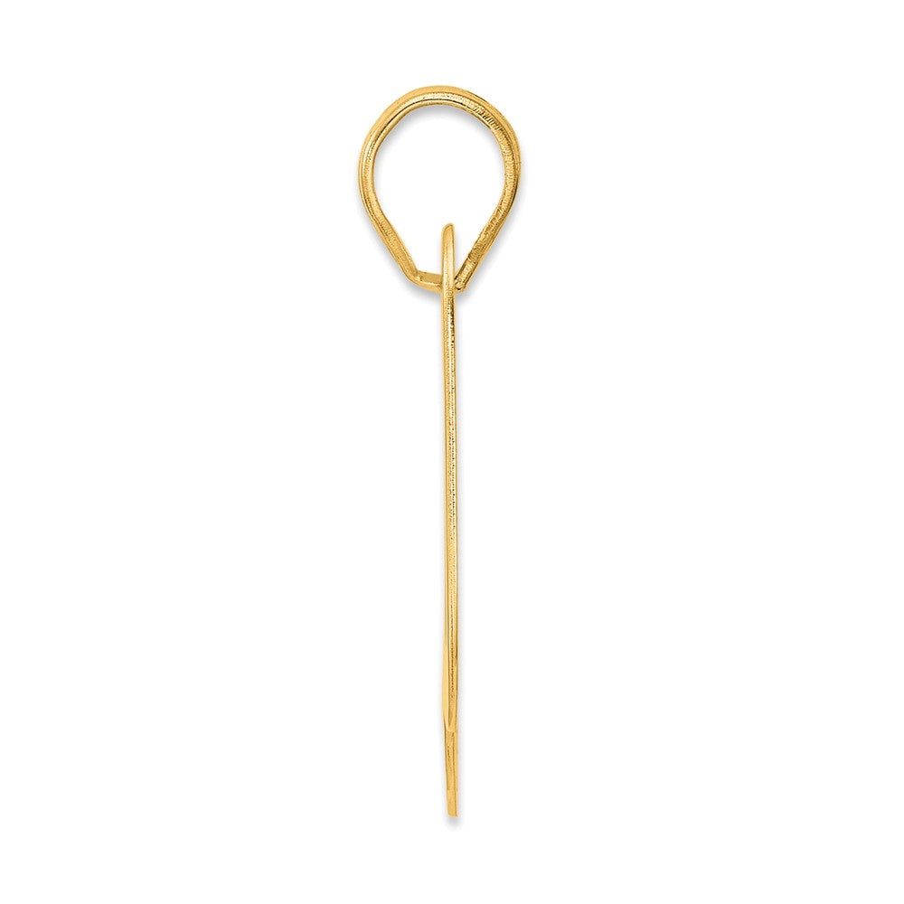 Charlie & Co Jewelry | 14k Polished Block Number 80 Pendant - Model BN80