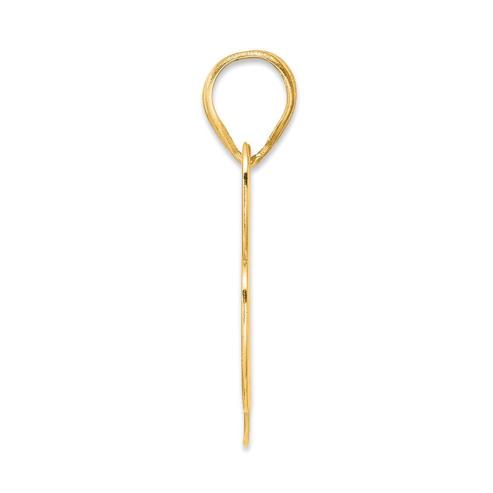 Charlie & Co Jewelry | 14k Polished Block Number 98 Pendant - Model BN98