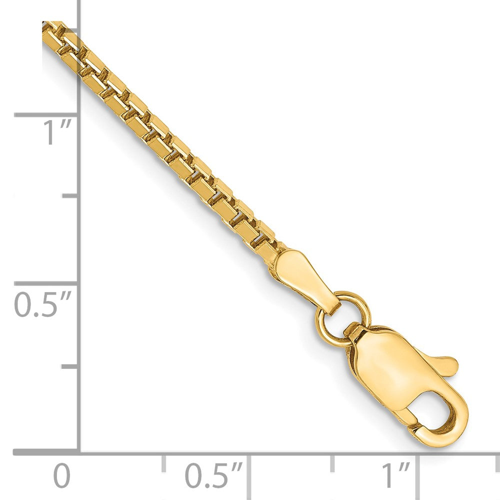Charlie & Co Jewelry | 14k 1.9mm Box Chain - Model BOX200