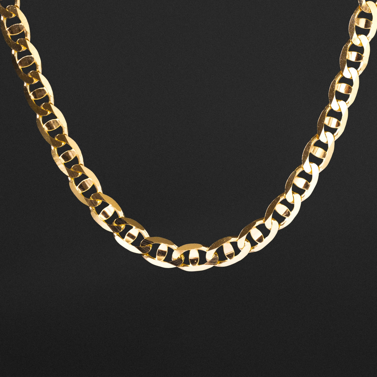 14k Gold 5.3mm Light Mariner Chain - Model CH-0633