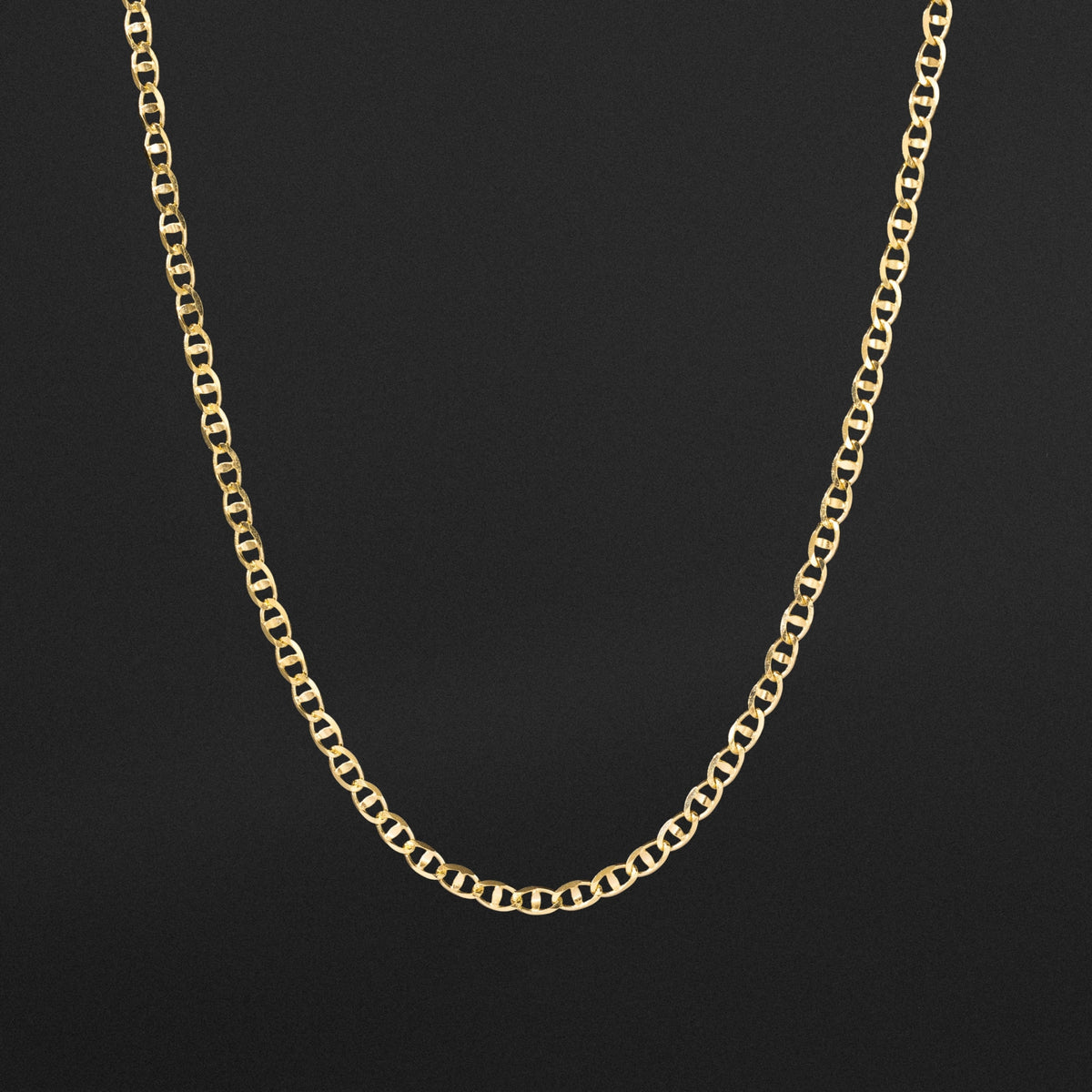 14k Gold 2.6mm Light Mariner Chain - Model CH-0637