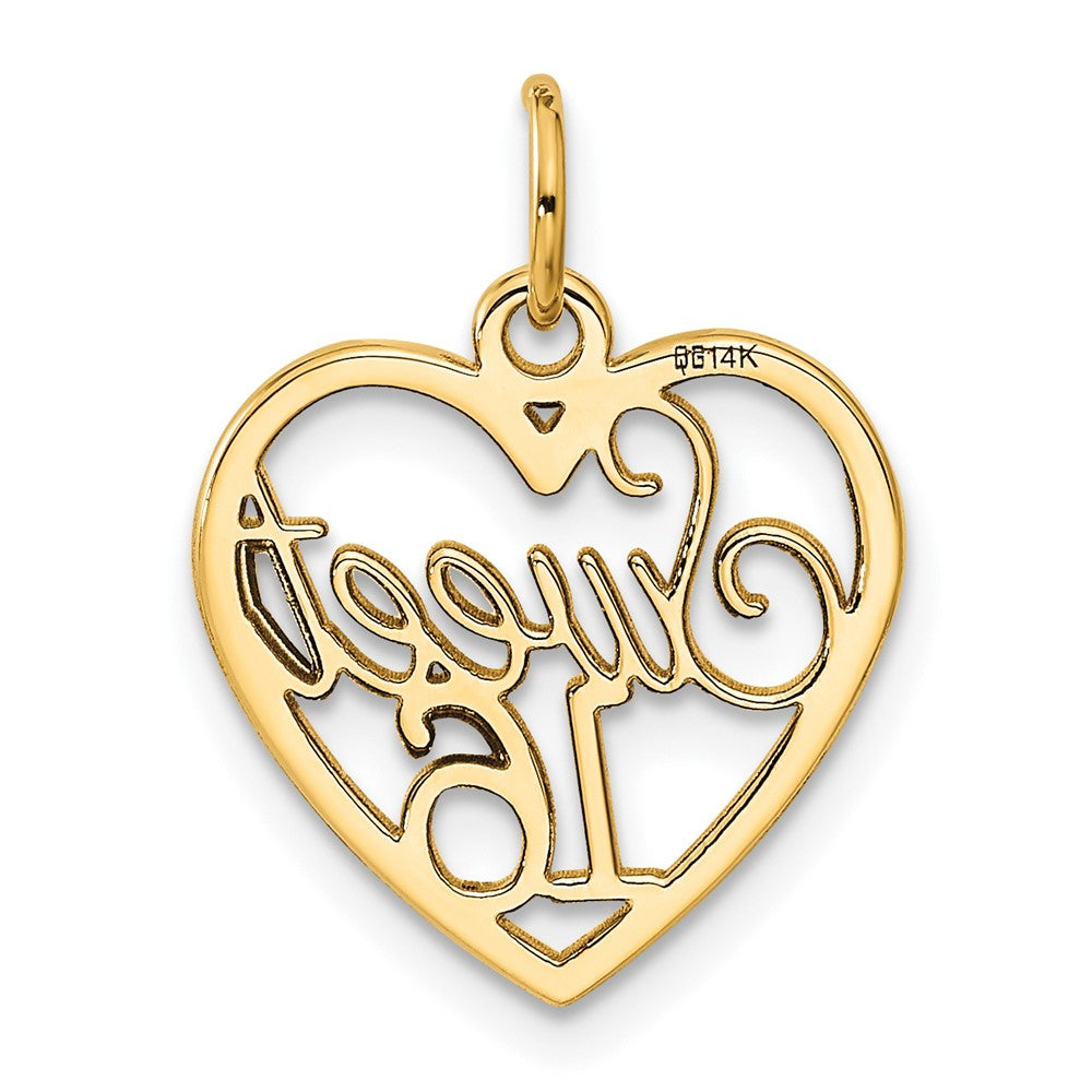 Charlie & Co Jewelry | 14k Sweet 16 Charm - Model C1001