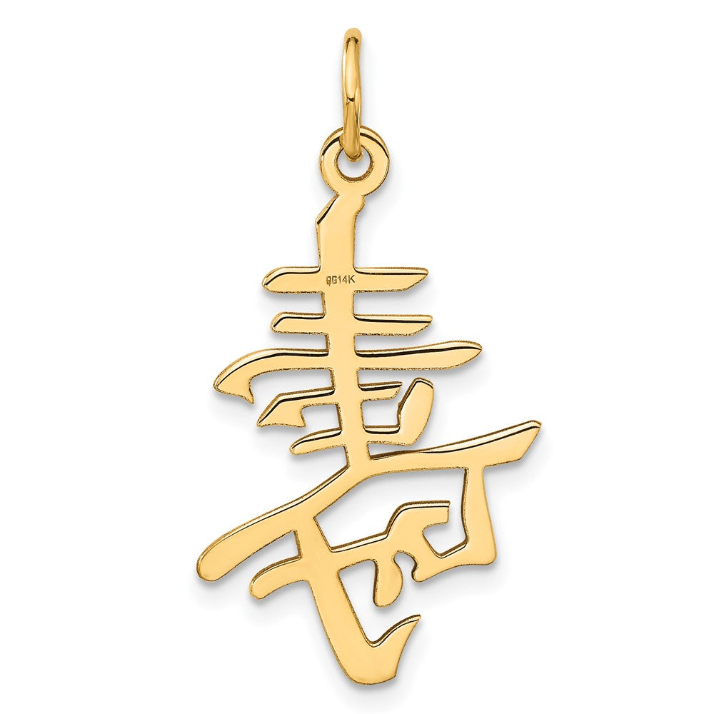 14K Gold Long Life Pendant Necklace - Charlie & Co. Jewelry