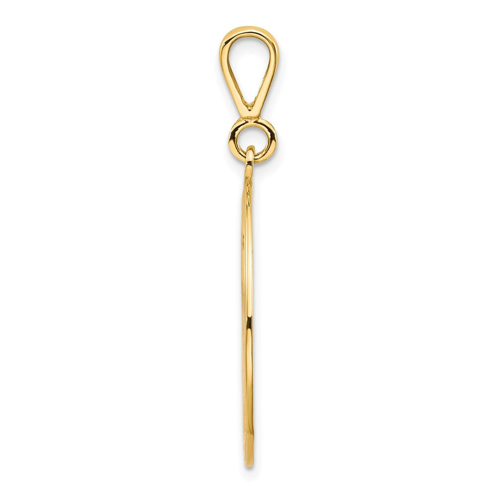 Gold Large Masonic Symbol Pendant Necklace Model-C1097 - Charlie & Co. Jewelry
