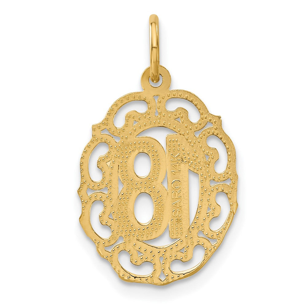 Charlie & Co Jewelry | 14k #18 Oval Pendant - Model C1667