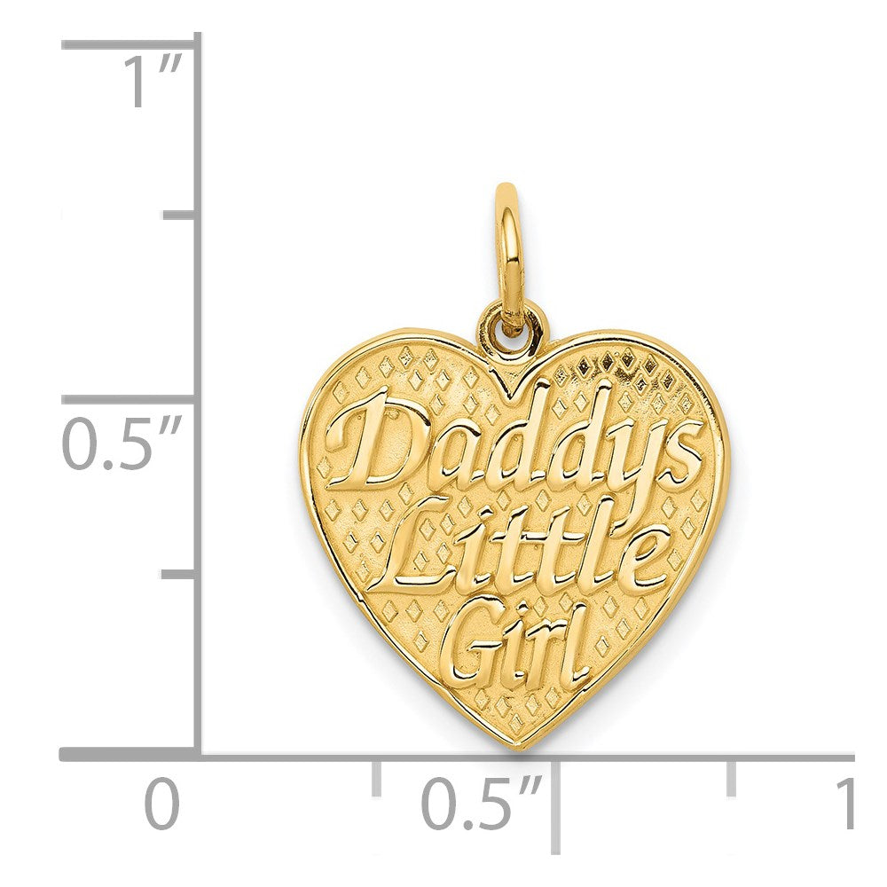 Charlie & Co Jewelry | 14k Daddys Little Girl Charm - Model C1703
