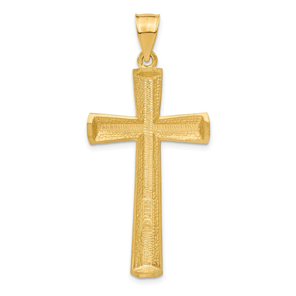 Charlie & Co Jewelry | 14k Satin And Diamond -Cut Cross Pendant - Model C173