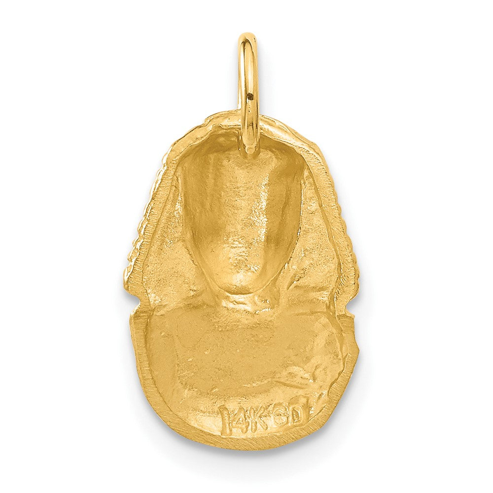 Charlie & Co Jewelry | 14k Satin D/c King Tut Charm - Model C1736