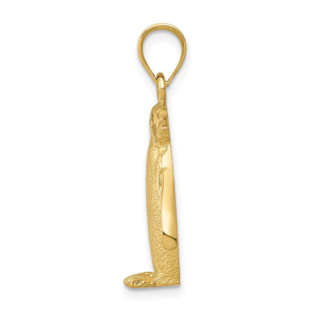 14k Gold Adorable Penguin Pendant - Charlie & Co. Jewelry