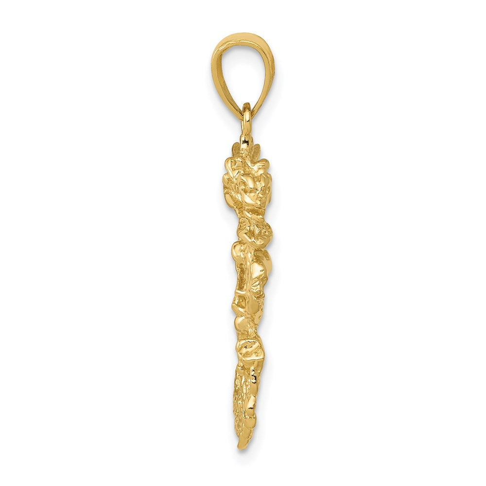 Gold 3D Dragon Pendant Model-C2375 - Charlie & Co. Jewelry