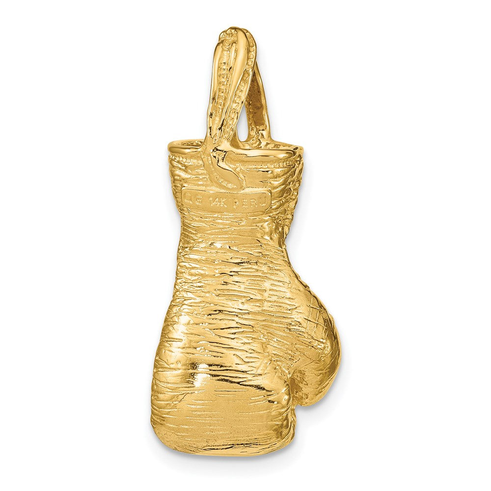 Charlie & Co Jewelry | 14k Hollow Polished 3-d Boxing Glove Pendant - Model C2645