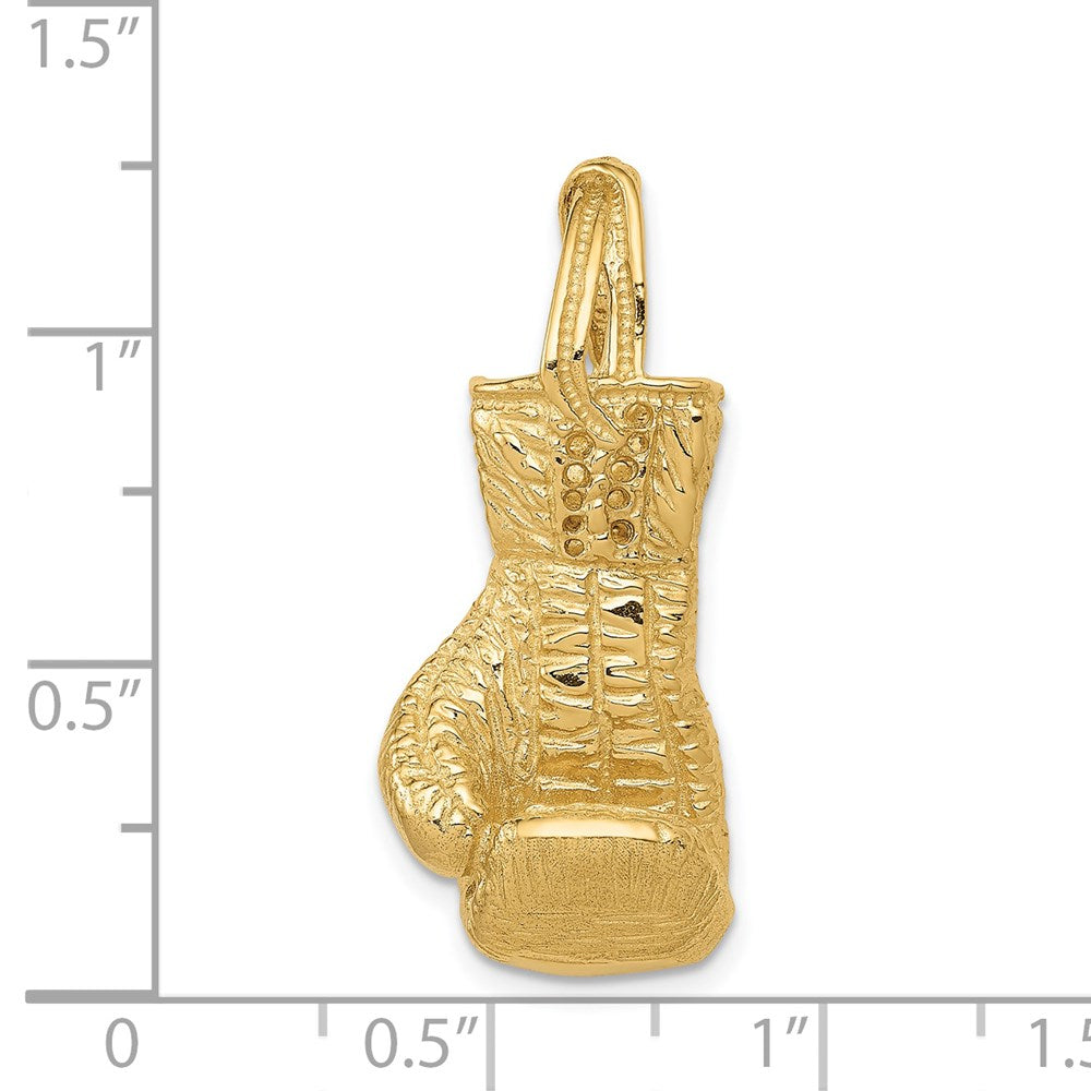 Charlie & Co Jewelry | 14k Hollow Polished 3-d Boxing Glove Pendant - Model C2645