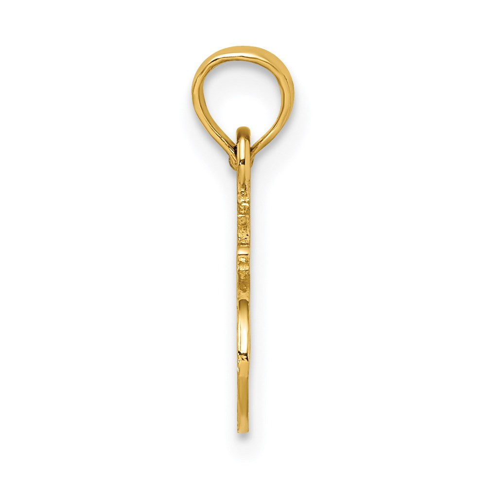 Gold #1 AUNTIE Charm Necklace - Model C3007 - Charlie & Co. Jewelry