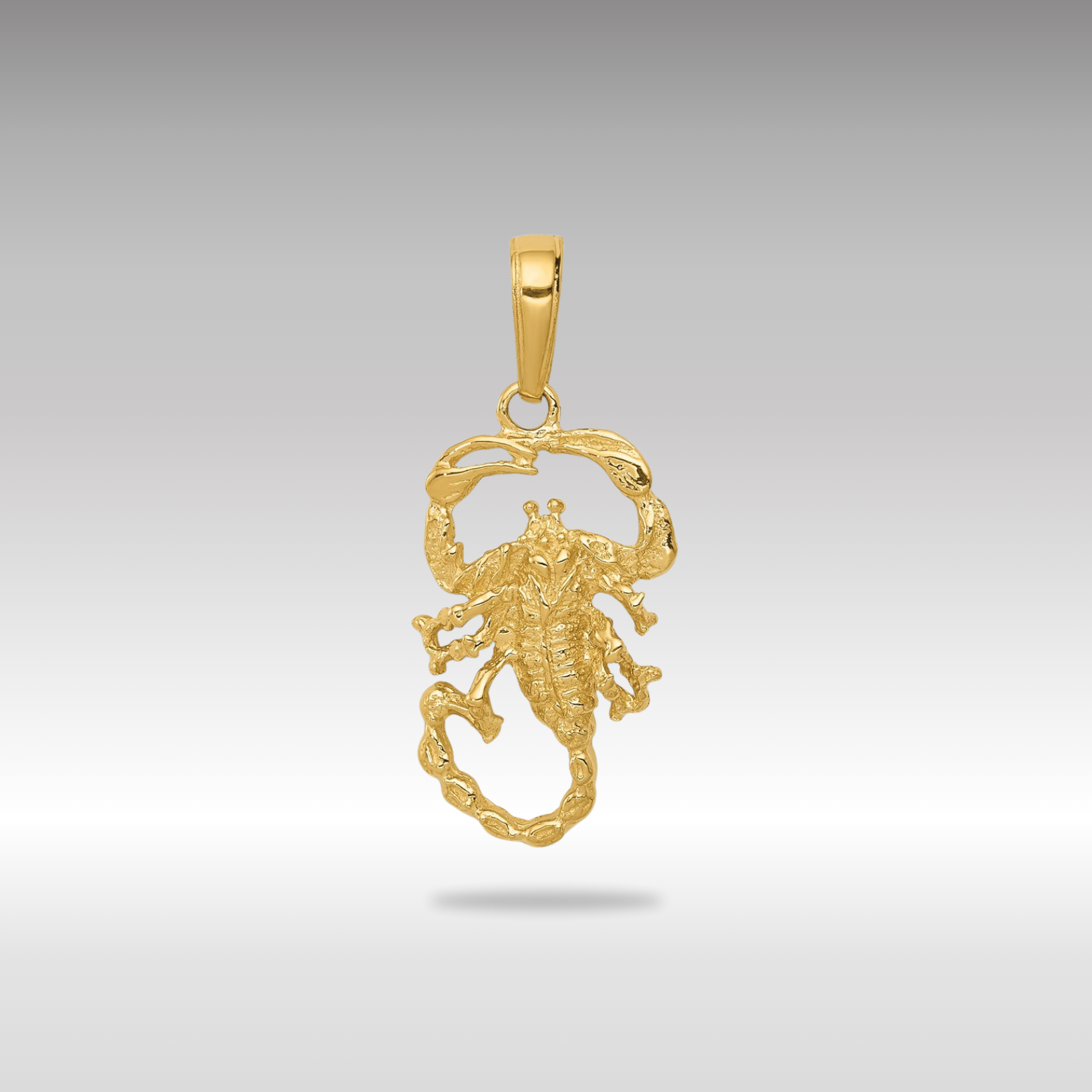 Gold Small Scorpion Charm Model-C3049 - Charlie & Co. Jewelry