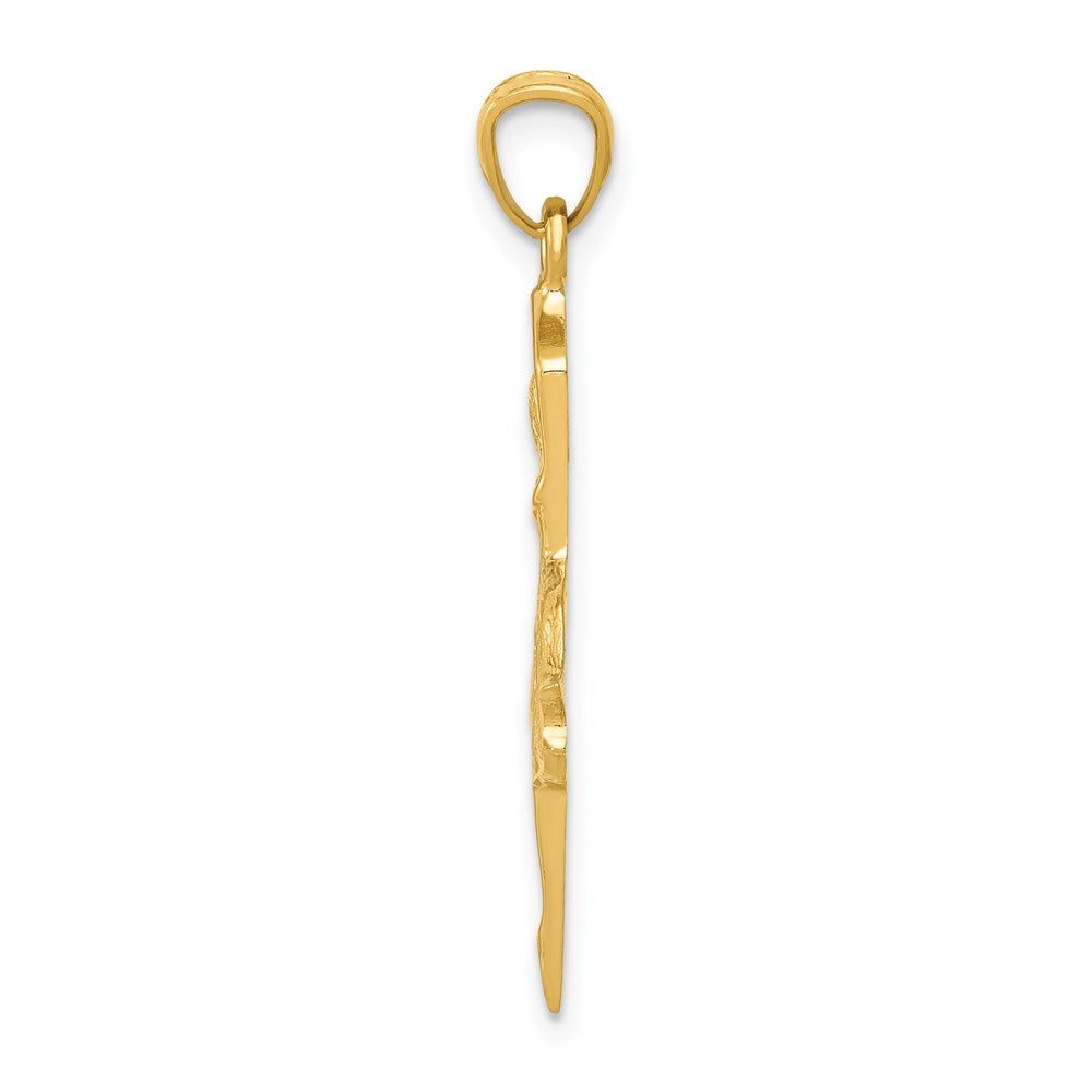 14K Gold Dancing Ballerina Necklace Pendant - Charlie & Co. Jewelry