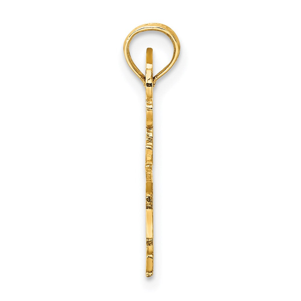 14K Gold Ballerina Necklace Pendant - Charlie & Co. Jewelry