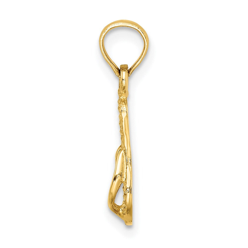 Charlie & Co Jewelry | 14k 3d Myrtle Beach Single Flip-flop Charm - Model C3269