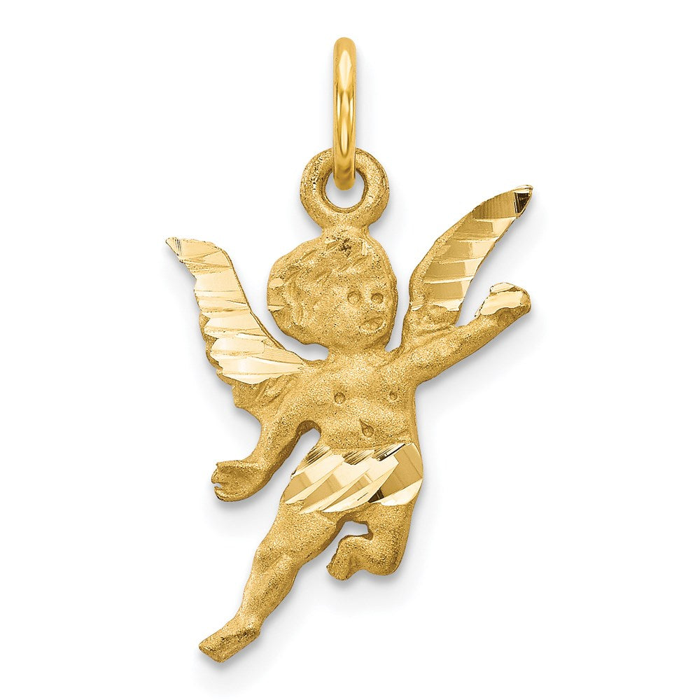Charlie & Co Jewelry | 14k Diamond-cut Angel Charm - Model C344