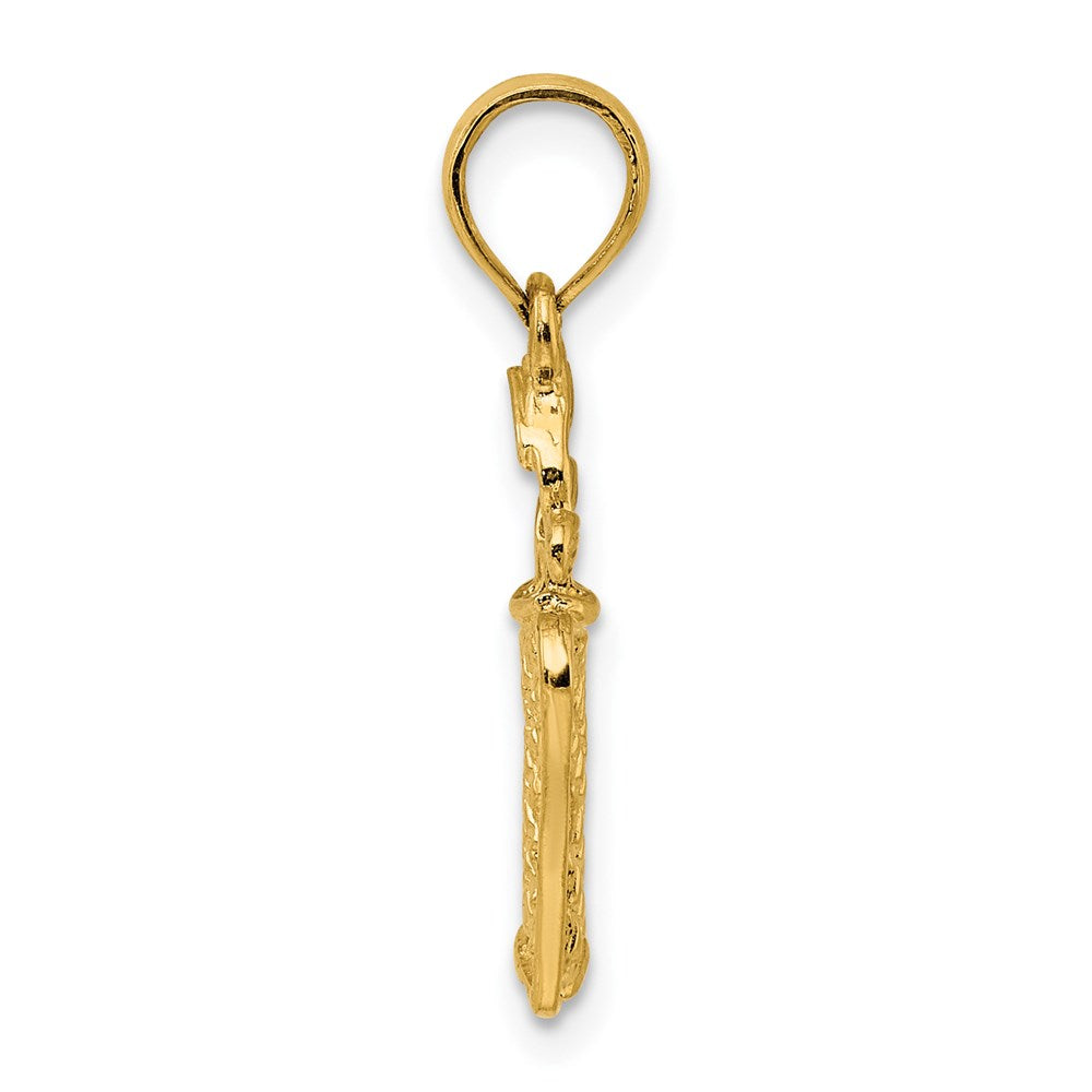 Charlie & Co Jewelry | 14k 3-d Golfer In Swing Charm - Model C3549