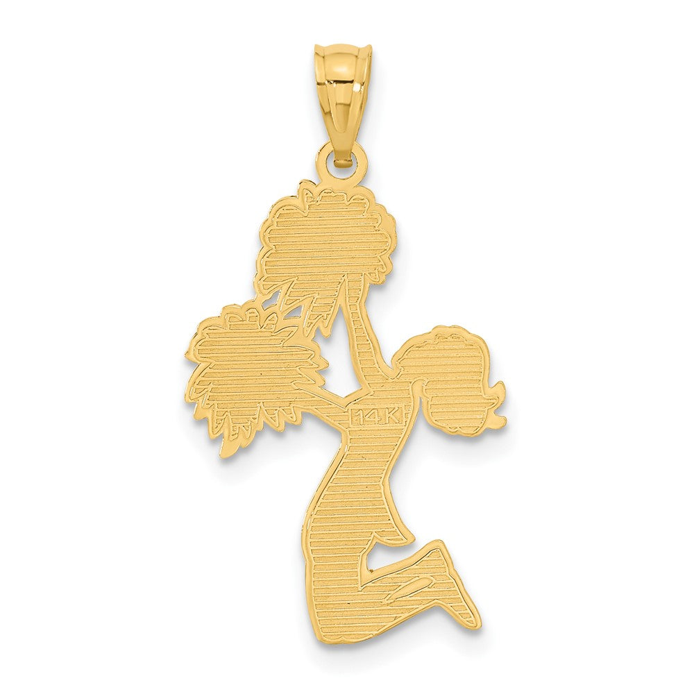 Charlie & Co Jewelry | 14k Diamond Cut Cheerleader Charm - Model C3553