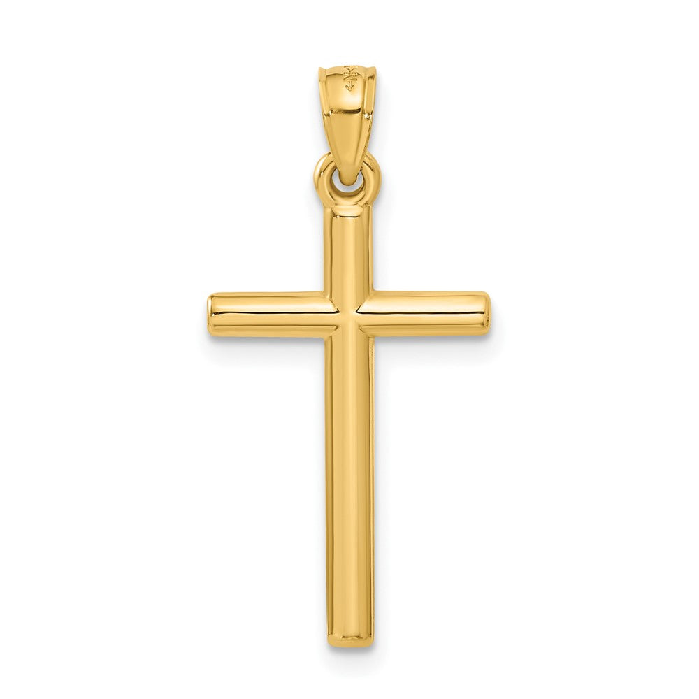 Charlie & Co Jewelry | 14k Polished Hollow Cross Pendant - Model C3625