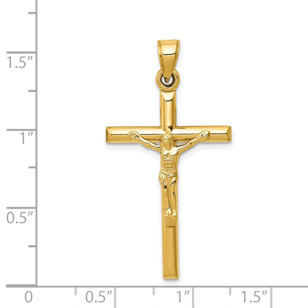 Charlie & Co Jewelry | 14k Hollow Crucifix Pendant - Model C3671