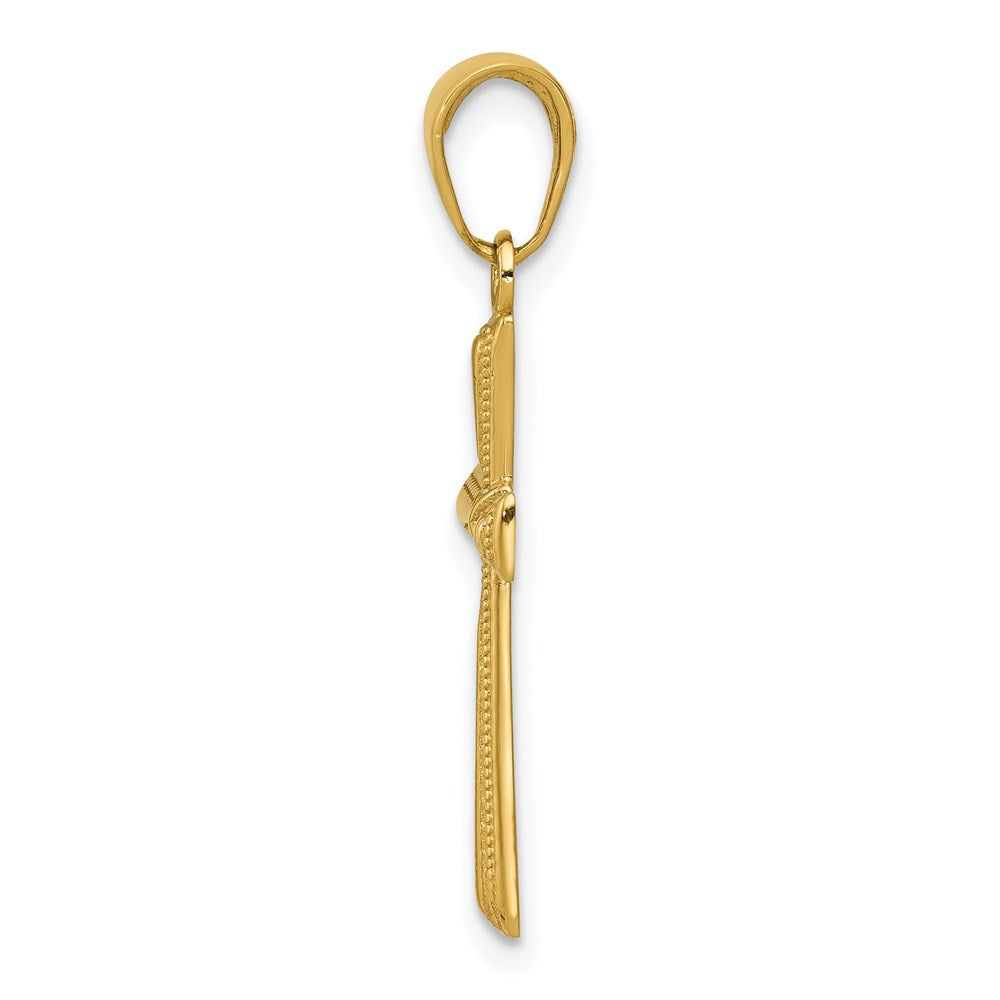 Charlie & Co Jewelry | 14k Diamond-cut X Cross Pendant - Model C4235