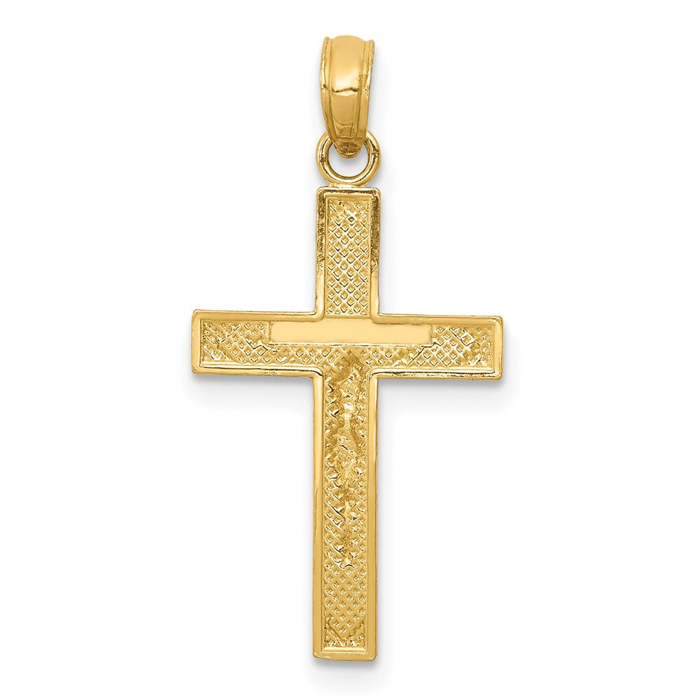 Charlie & Co Jewelry | 14k Beveled Tipped Crucifix Pendant - Model C4341